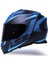 Storm Racer Mat Mavi Kask Siyah Cam 1