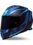 Storm Racer Mat Mavi Kask Siyah Cam 2