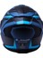 Storm Racer Mat Mavi Kask Siyah Cam 5