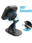Güçlü Mıknatıslı 360 Dönebilen Araç Tutucu Araç Içi Telefon Tutucu Manyetik Kare Telefon Tutucu 2