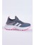 Çocuk Unisex Füme Pembe Rahat Kalıp Nefes Alabilen Kumaş Bağcıklı Sneaker10 3