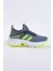 Çocuk Unisex Füme Sarı Rahat Kalıp Nefes Alabilen Kumaş Bağcıklı Sneaker10 3