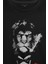 Suit Lion Aslan Takım Elbiseli ve Gül Rose Baskılı Tişört T-Shirt 2