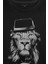 Suit Up Takım Elbiseli Aslan Modern Kıravat Arslan Baskılı Tişört T-Shirt 2