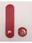 11X3 cm Kırmızı Gerçek Deri Yuva Model Çanta Kapağı Light Gold Metalli 1