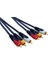 3 Rca - 3 Rca Video+Ses Kablosu - 15 Metre 1