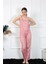 Kadın Ip Askılı Somon Pijama Takım 4138 2
