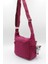 3100 Bordo Krinkıl Kumaş Bordo Kadın Çapraz Omuz Çanta J-87 3100OMUZ 5