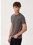 Bisiklet Yaka Gri Erkek T-Shirt 232 Lcm 242004 Moby Gri 3