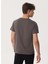 Bisiklet Yaka Gri Erkek T-Shirt 232 Lcm 242004 Moby Gri 4