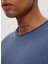 Bisiklet Yaka Indigo Erkek T-Shirt 232 Lcm 242061 Gael Indıgo 5