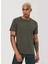 Bisiklet Yaka Haki Erkek T-Shirt 232 Lcm 242061 Gael Haki 2