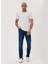 Bisiklet Yaka Beyaz Erkek T-Shirt 232 Lcm 242061 Gael Beyaz 1