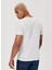 Bisiklet Yaka Beyaz Erkek T-Shirt 232 Lcm 242061 Gael Beyaz 3