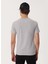 Bisiklet Yaka Gri Melanj Erkek T-Shirt 232 Lcm 242061 Gael Gri Melanj 3