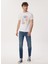 Bisiklet Yaka Beyaz Erkek T-Shirt 232 Lcm 242003 Fergus Beyaz 1