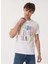 Bisiklet Yaka Beyaz Erkek T-Shirt 232 Lcm 242003 Fergus Beyaz 2