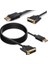 Displayport DVI Kablo 1.5 Metre Dp DVI Kablo 4
