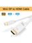 Minidisplayport HDMI Çevirici 1.8 Metre 4K Mini Displayport HDMI Kablo 3