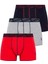 Baskılı Pamuklu ve Likralı Erkek 3'lü Boxer Seti 80336 1