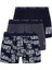 Baskılı Pamuklu & Likralı Erkek 3'lü Boxer Set 80338 1