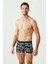 Baskılı Pamuklu & Likralı Erkek 3'lü Boxer Set 80338 2