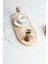 Doğal Ahşap Büyük Boy Sunum Tabağı Ahşap Servis Tabağı 40X14,5 cm 2