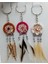 Dream Catcher Düş Kapanı Üç Renk Anahtarlık 1
