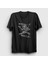 Unisex Siyah Bootleg Aerosmith T-Shirt 1