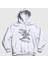 Unisex Beyaz Bootleg Aerosmith Kapüşonlu Sweatshirt 1