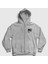 Unisex Gri Cover 30 Seconds To Mars Fermuarlı Kapüşonlu Sweatshirt 1