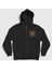 Unisex Siyah Hells Bells Ac Dc Fermuarlı Kapüşonlu Sweatshirt 1