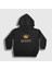 Unisex Çocuk Siyah Queen Kraliçe Kapüşonlu Sweatshirt 1