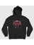 Unisex Siyah Red Moon Behemoth Kapüşonlu Sweatshirt 1