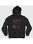 Unisex Siyah Souls Testament Kapüşonlu Sweatshirt 1