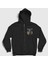 Unisex Siyah Rattlehead Megadeath Fermuarlı Kapüşonlu Sweatshirt 1