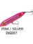 Heddon Super Spook Jr. Su Üstü Suni Yem Pink / Silver İnsert 1