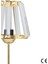 Konik Kristal Cam Tekli Modern Klasik Abajur 4