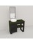 Ordo Ray Kapak Banyo Dolabı 40*80*76 Yeşil Eskitme 1