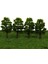 20 Adet 8cm Model Ağaçları Tren Demiryolu Savaşı Oyunu Diorama Tren Manzarası 1: 150 N Koyu Yeşil (Yurt Dışından) 3