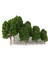 20X Plastik Ağaçlar Demiryolları Park Kum Masası Sahne Dekoru 1: 75-1: 200 Gauge (Yurt Dışından) 5
