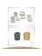 Şamdan Dekoratif Mumluk Şamdan Tealight Mum Uyumlu Erimiş Mum Orta Model 5