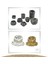 Şamdan Dekoratif Mumluk Şamdan Tealight Mum Uyumlu Erimiş Mum Küçük Model 5