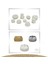 Şamdan Dekoratif Mumluk Şamdan Tealight Mum Uyumlu Çizgili Model 5