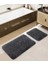 Douro Shaggy 2li Banyo Paspası Füme Kaydırmaz Taban 60 x 100 - 50 x 60 1