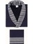 Limira 2li Set Lacivert Pamuk 1 Bornoz S-M 1 Havlu 50x90 2231 2