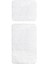 Douro Shaggy 2li Banyo Paspası Beyaz Kaydırmaz Taban 60 x 100 - 50 x 60 2