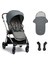 Mamas Papas Strada Cosmo Travel Sistem Bebek Arabası Grey Melange 2