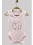 Mojo Kız Bebek Tavşan Desenli Body 6409 Pembe 1