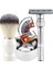 Shave Q8 Full Metal Manuel Tıraş Makinesi + F8 Fırça + Kase + 10 Adet Platinum Yaprak Jilet 1